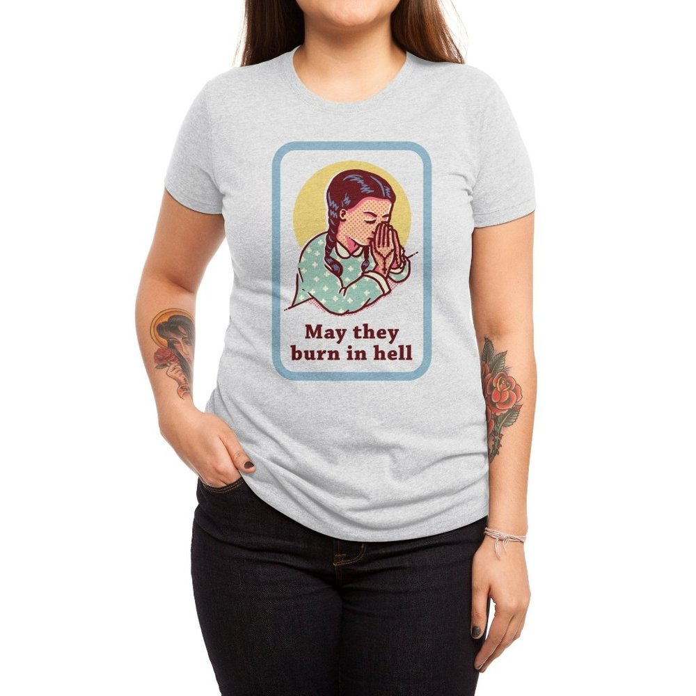 May They Burn In Hell Graphic Tee Large